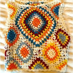 Magnolia boutique crochet tank small never worn